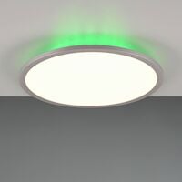 Trio Yuma LED kattovalaisin Ø40 cm harmaa/valkoinen RGB